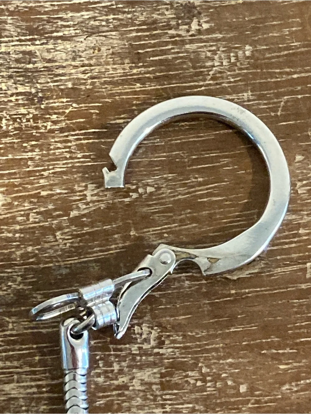 1963 Schlumberger Oil Keychain Sterling Silver Pendant Haltom’s Fort Worth